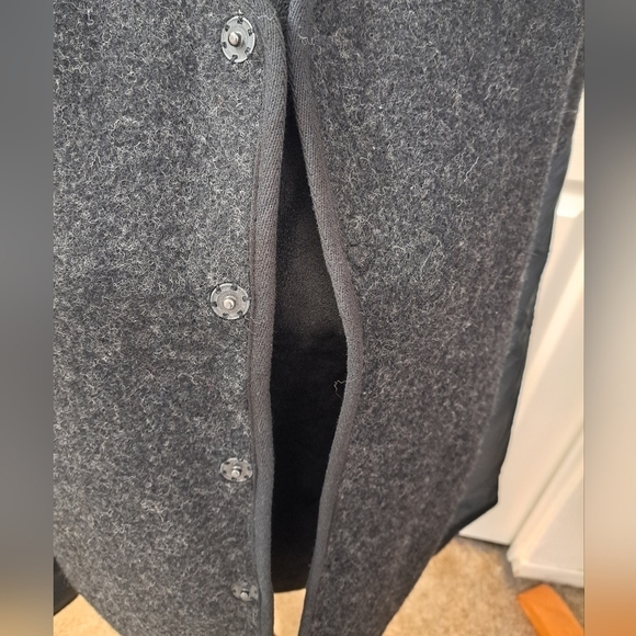 NWT DKNY Pure 100% Wool Jacket/Coat Insert With Hidden Snaps Size M - Picture 4 of 10